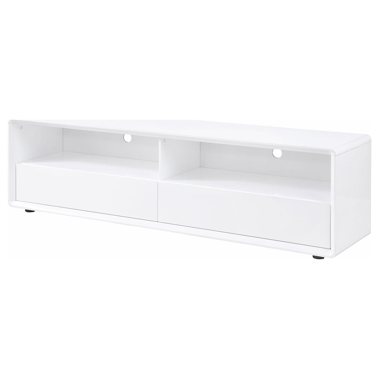 Ellice White TV Stand Media Console by Coaster at Eve Furniture