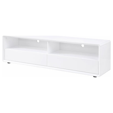 Ellice White TV Stand Media Console by Coaster at Eve Furniture