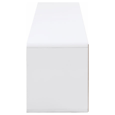 Ellice White TV Stand Media Console by Coaster at Eve Furniture