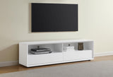 Ellice White TV Stand Media Console by Coaster at Eve Furniture