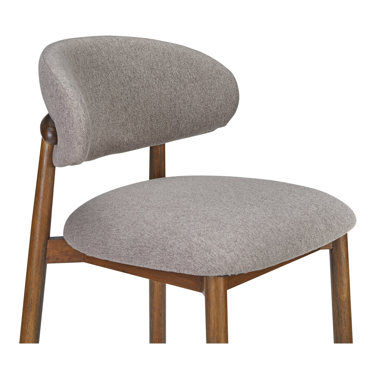 Ellie Light Brown Dining Chair by Moe's Home at Eve Furniture