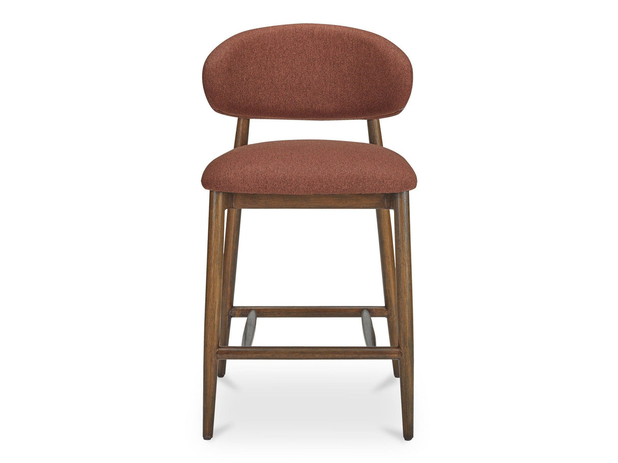 Ellie Rust Counter Stool by Moe's Home at Eve Furniture