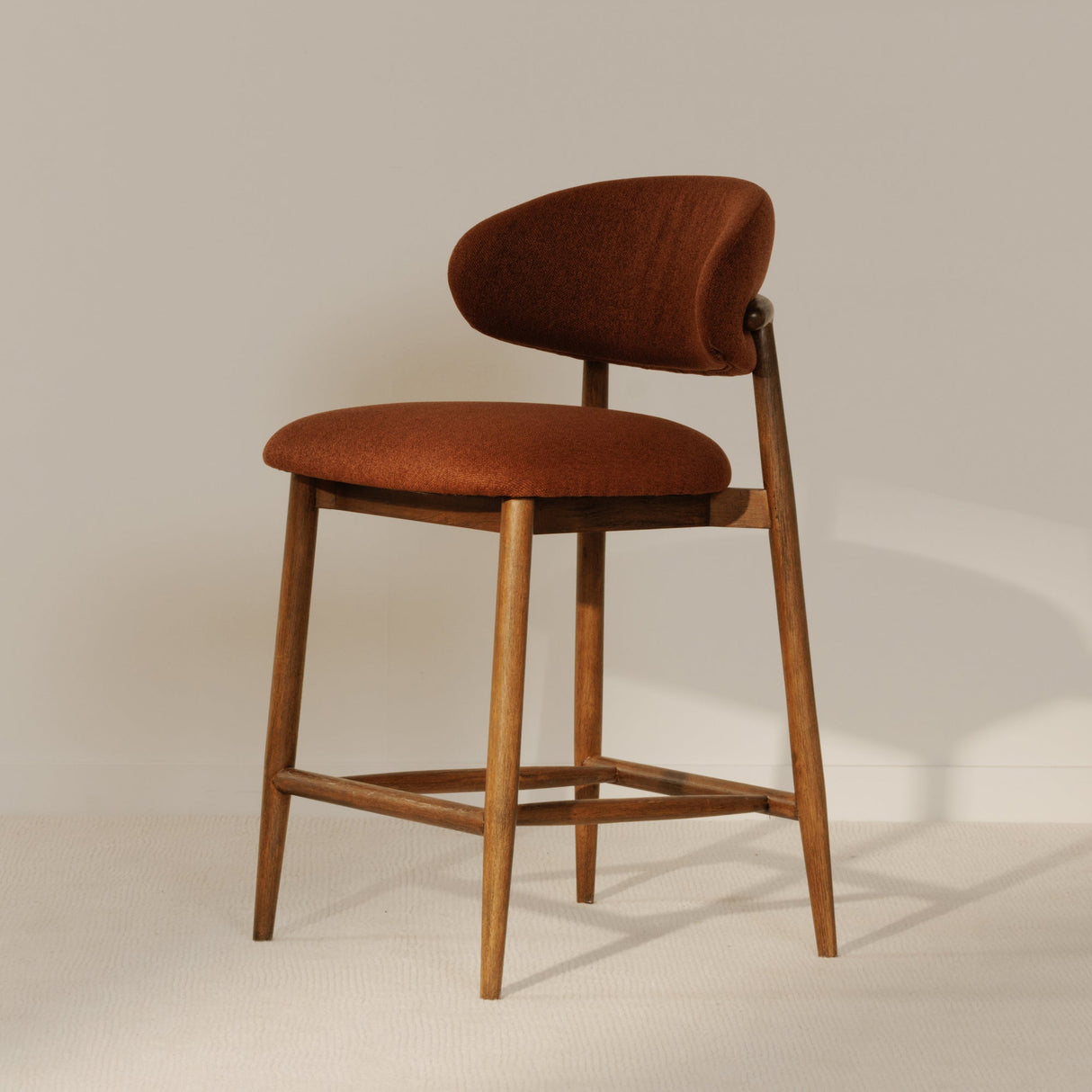 Ellie Rust Counter Stool by Moe's Home at Eve Furniture