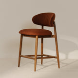 Ellie Rust Counter Stool by Moe's Home at Eve Furniture
