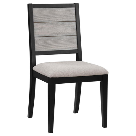 Elodie Grey/Black 5-Piece Dining Set with Extension Leaf by Coaster at Eve Furniture