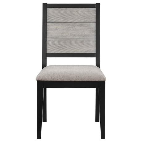Elodie Grey/Black 5-Piece Dining Set with Extension Leaf by Coaster at Eve Furniture
