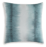 Elonwich Teal/White Pillow by Ashley at Eve Furniture