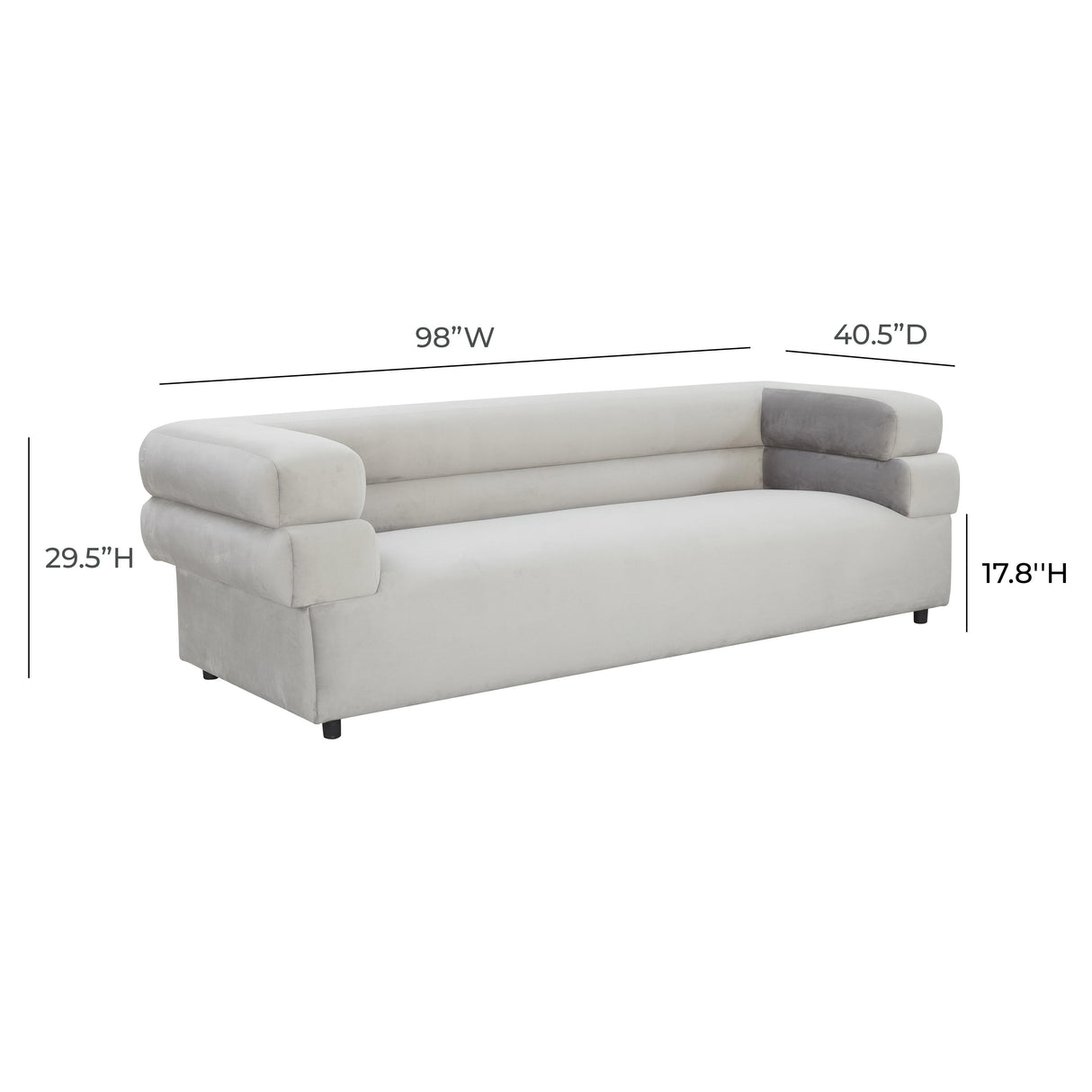 Elsa Upholstered Sofa by TOV Furniture at Eve Furniture