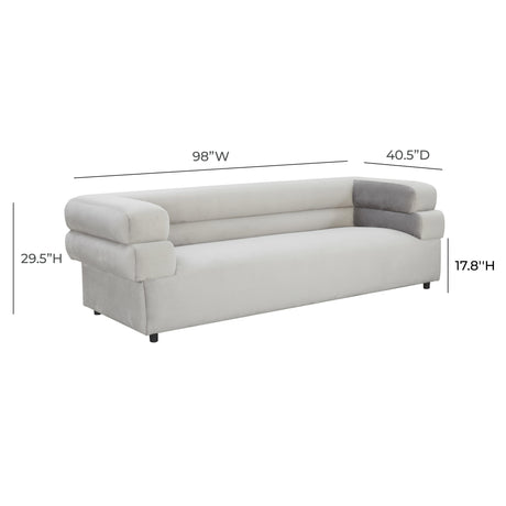 Elsa Upholstered Sofa by TOV Furniture at Eve Furniture