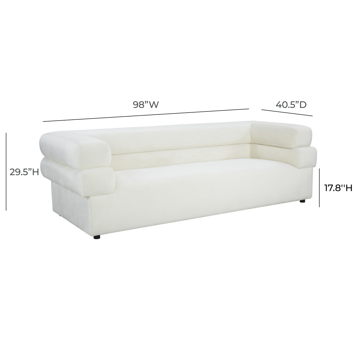 Elsa Upholstered Sofa by TOV Furniture at Eve Furniture