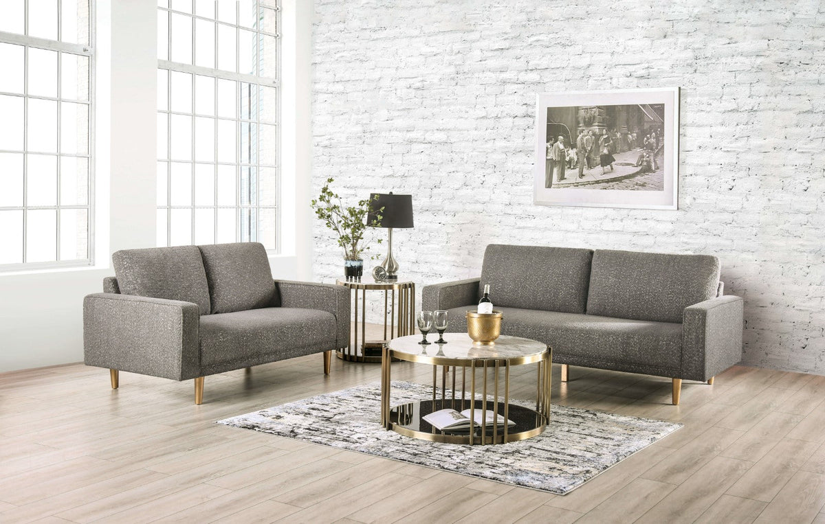 Elverum Charcoal Gray Sofa by Furniture of America at Eve Furniture