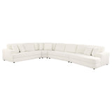 Emberson Ivory 4-Piece Upholstered Modular Sectional Sofa by Coaster at Eve Furniture