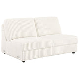 Emberson Ivory 4-Piece Upholstered Modular Sectional Sofa by Coaster at Eve Furniture