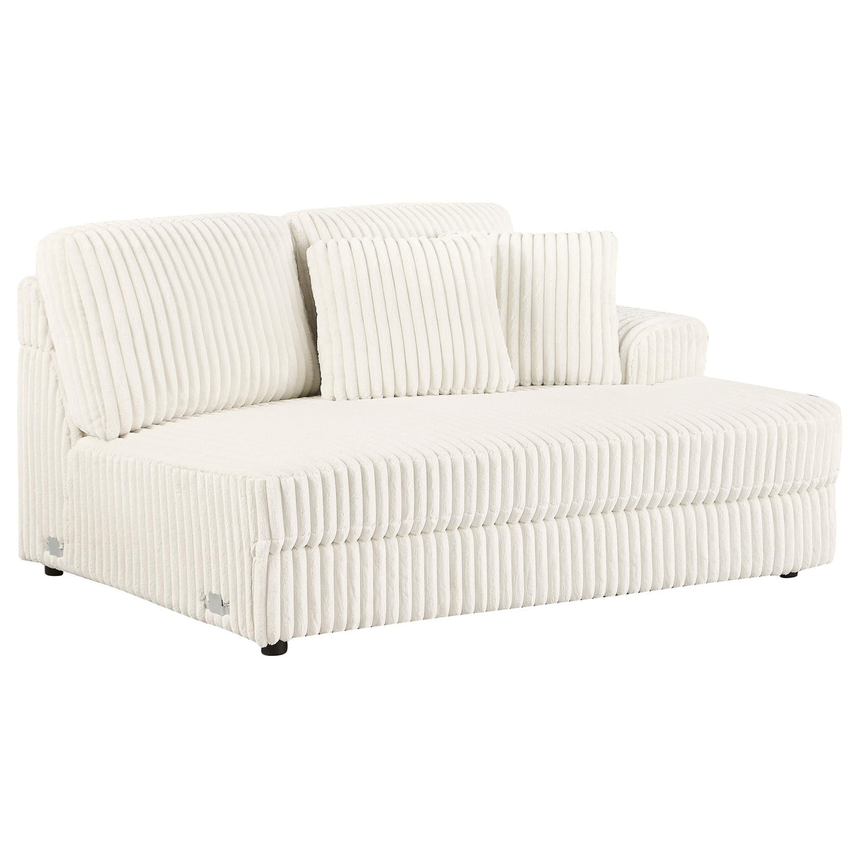 Emberson Ivory 4-Piece Upholstered Modular Sectional Sofa by Coaster at Eve Furniture