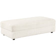 Emberson Ivory Upholstered Rectangular Storage Ottoman by Coaster at Eve Furniture