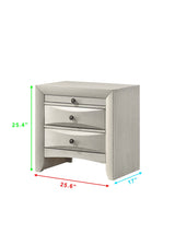 Emily White Nightstand by Crown Mark at Eve Furniture