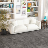 Emma Mid Century Modern Luxury Cream Boucle Sofa by Ashcroft Imports at Eve Furniture