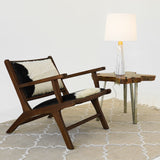 Enclave Hydro Black Table Lamp with On/Off Switch Faux Marble Base Fabric Shade by Ashcroft Imports at Eve Furniture