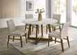 Enzo Dark Oak 5-Piece Dining Room Set by Happy Homes at Eve Furniture