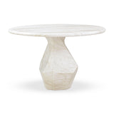 Esme Faux Marble Indoor / Outdoor 48" Round Dining Table by TOV Furniture at Eve Furniture