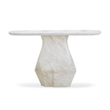 Esme Faux Marble Indoor / Outdoor Long Console Table by TOV Furniture at Eve Furniture