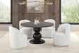 Essen Espresso Round Dining Table by Furniture of America at Eve Furniture