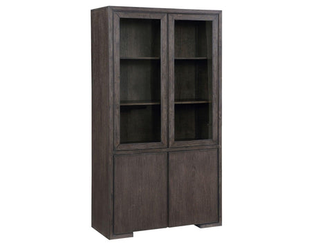 Evan Brown/Grey Curio by Steve Silver at Eve Furniture