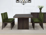 Evan Green Velvet Side Chair by Steve Silver at Eve Furniture