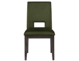 Evan Green Velvet Side Chair by Steve Silver at Eve Furniture