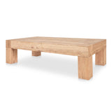 Evander Aged Oak Rectangle Coffee Table by Moe's Home at Eve Furniture