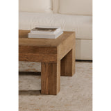 Evander Aged Oak Rectangle Coffee Table by Moe's Home at Eve Furniture