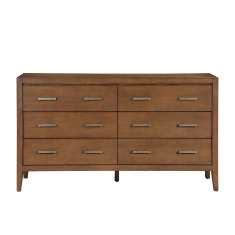 Evans Wire Brushed Light Brown Dresser by Homelegance at Eve Furniture