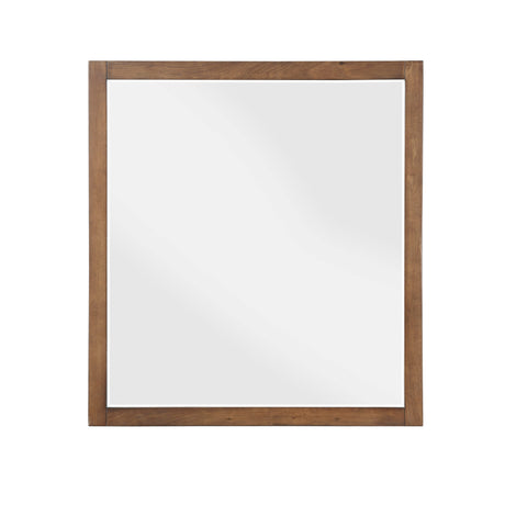Evans Wire Brushed Light Brown Mirror by Homelegance at Eve Furniture