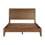 Evans Wire Brushed Light Brown Queen Platform Bed by Homelegance at Eve Furniture