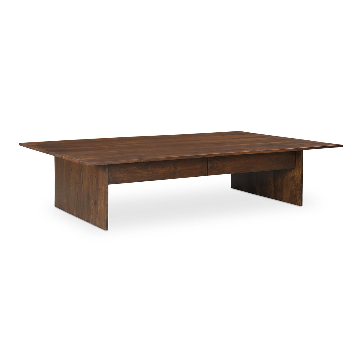 Everett Dark Brown Coffee Table by Moe's Home at Eve Furniture