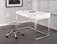 Everett Desk, White by Steve Silver at Eve Furniture