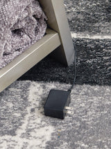 Evesen Champagne Floor Standing Mirror with Storage by Ashley at Eve Furniture