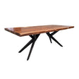 Austin Loft 80" Dining Table in Natural Sheesham by Home Trends & Design at Eve Furniture