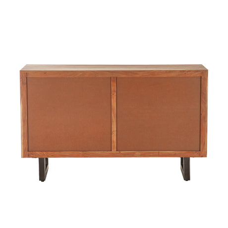 Aspen 58" Six Drawer Dresser in Smoked Acacia by Home Trends & Design at Eve Furniture