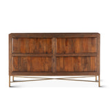 Cosmopolitan 69" Six Drawer Dresser in Honey Brown by Home Trends & Design at Eve Furniture
