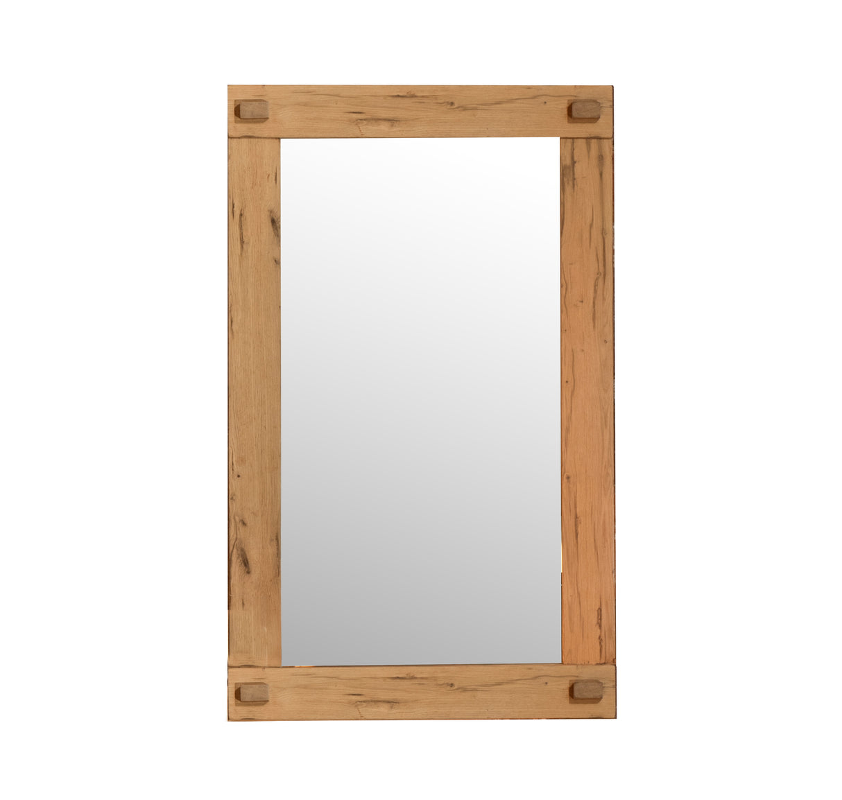 Flagstaff 48" Mirror in Natural Distressed Oak by Home Trends & Design at Eve Furniture