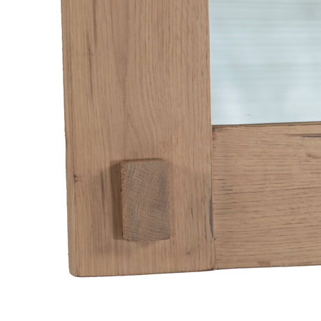 Flagstaff 48" Mirror in Natural Distressed Oak by Home Trends & Design at Eve Furniture