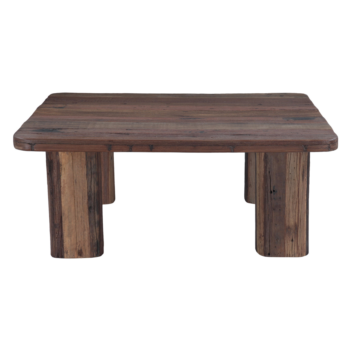 Hickory 48" Square Coffee Table in Reclaimed Hardwood