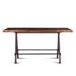 Industrial Loft 72" Gathering Table in Walnut by Home Trends & Design at Eve Furniture
