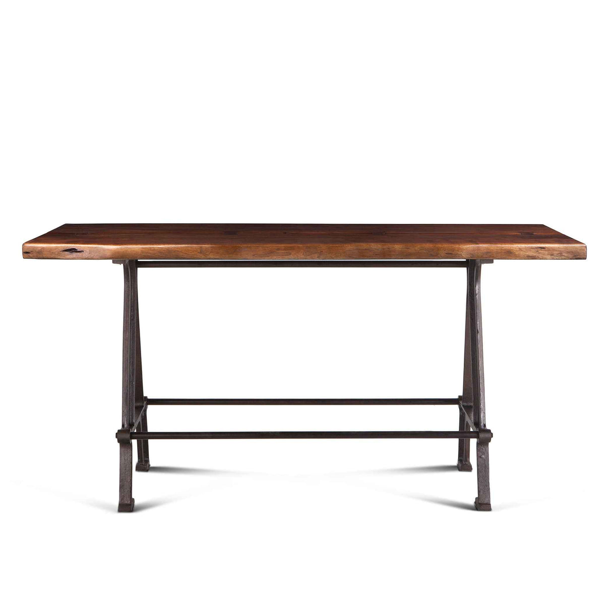 Industrial Loft 72" Gathering Table in Walnut by Home Trends & Design at Eve Furniture