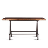 Industrial Loft 72" Gathering Table in Walnut by Home Trends & Design at Eve Furniture