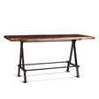Industrial Loft 72" Gathering Table in Walnut by Home Trends & Design at Eve Furniture