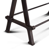 Industrial Loft 72" Gathering Table in Walnut by Home Trends & Design at Eve Furniture