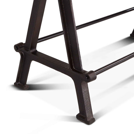 Industrial Loft 72" Gathering Table in Walnut by Home Trends & Design at Eve Furniture