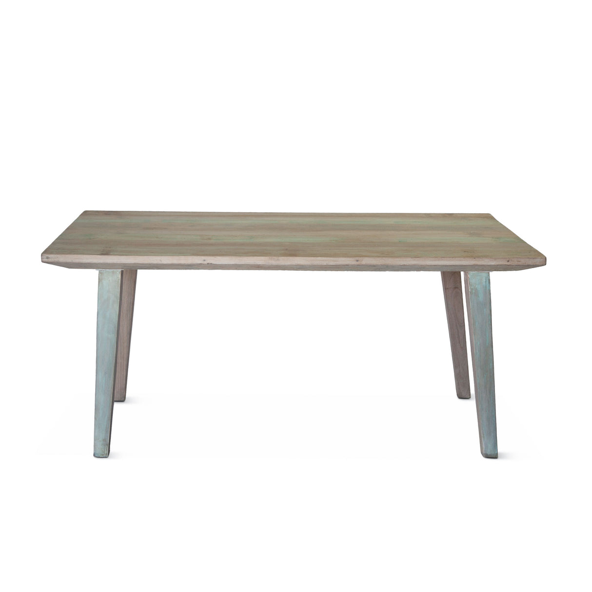 Ibizia 66" Dining Table in Vintage Teal Reclaimed Wood by Home Trends & Design at Eve Furniture
